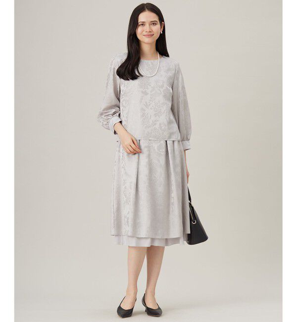 自由区「【セットアップ対応・洗える】オパールプリント ブラウス」|シャツ・ブラウス|