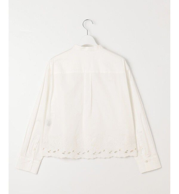 自由区「【洗える】裾刺繍エンブロイダリー ブラウス」|シャツ・ブラウス|