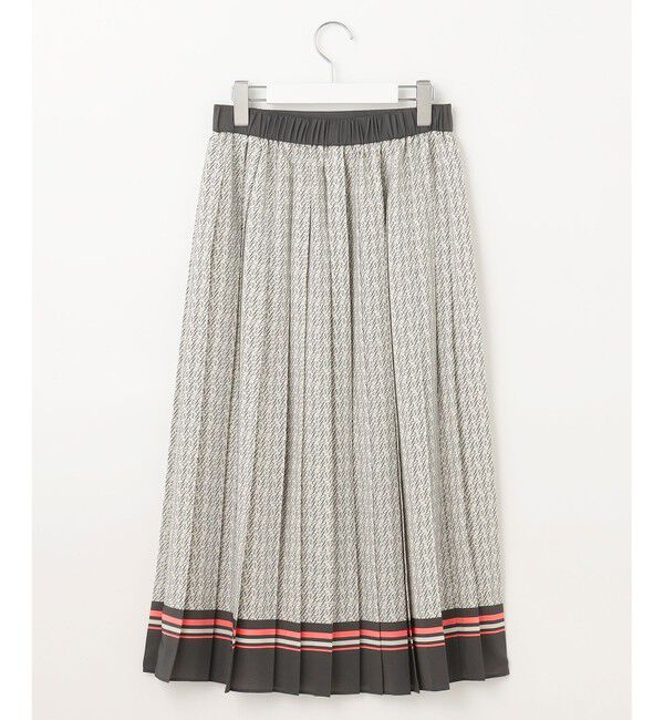 自由区「【セットアップ対応・洗える】モノグラムプリント スカート」|スカート|