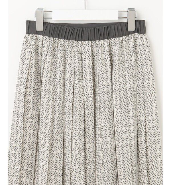 自由区「【セットアップ対応・洗える】モノグラムプリント スカート」|スカート|