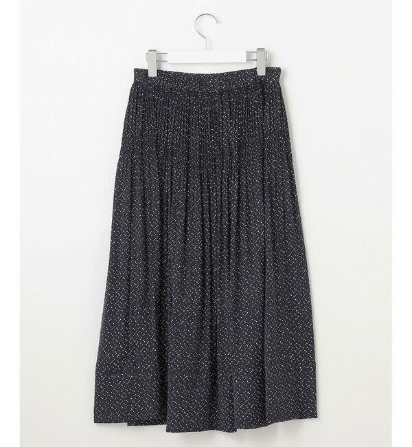 自由区「【定番人気・ウエストゴム・セットアップ対応・セレモニー・通勤】ライトサテンプリーツ スカート」|スカート|