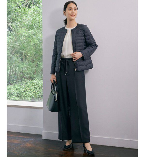 自由区「【洗える】ツイステッドダブルクロスワイドストレート パンツ」|その他|