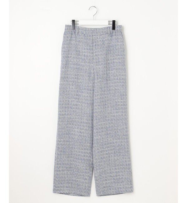 自由区「【セットアップ対応・洗える】ライトミックスツイードワイドストレート パンツ」|その他|