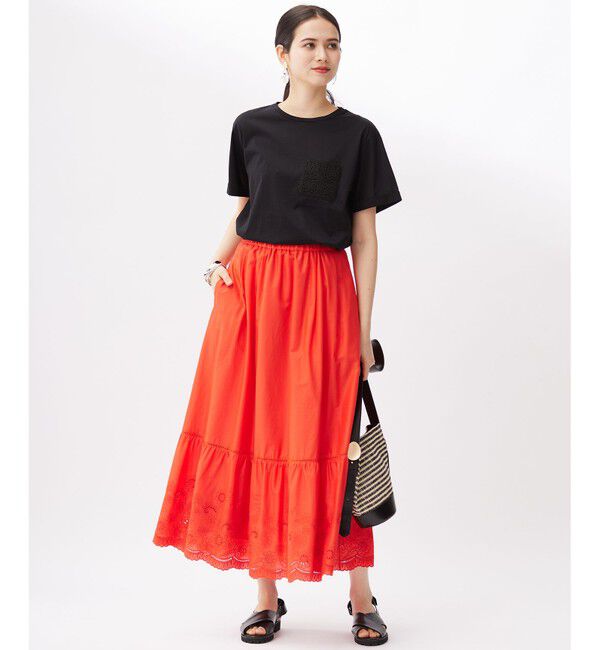 自由区「クロッシェポケット Tシャツ」|Tシャツ・カットソー|