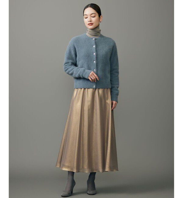 自由区「【SHIHOさん着用】ウールシルクミックスインナー ニット」|ニット・セーター|