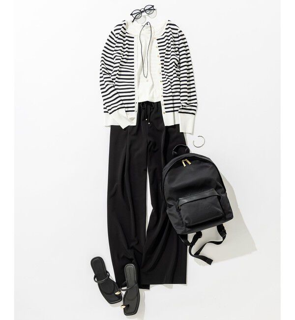 23区「【WEB限定/洗える】2WAYストレッチツイル ワイドパンツ」|その他|