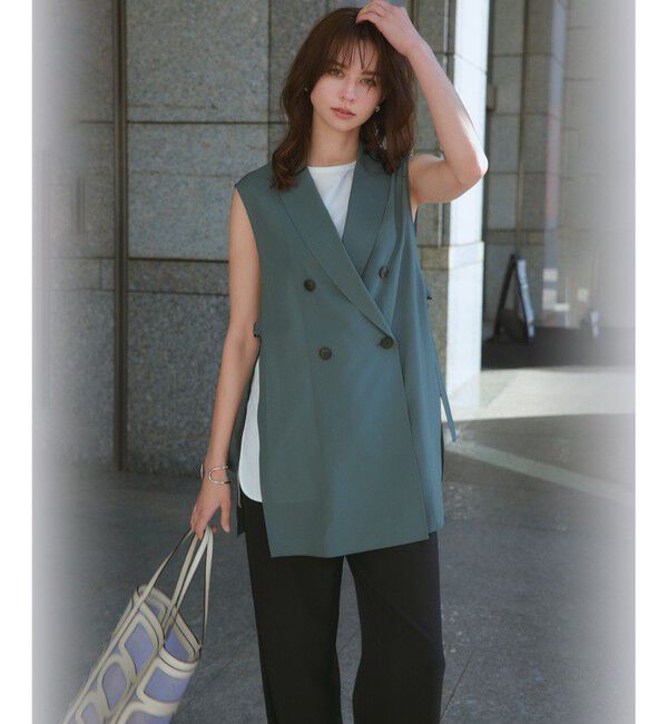 23区「【WEB限定/洗える】2WAYストレッチツイル ワイドパンツ」|その他|