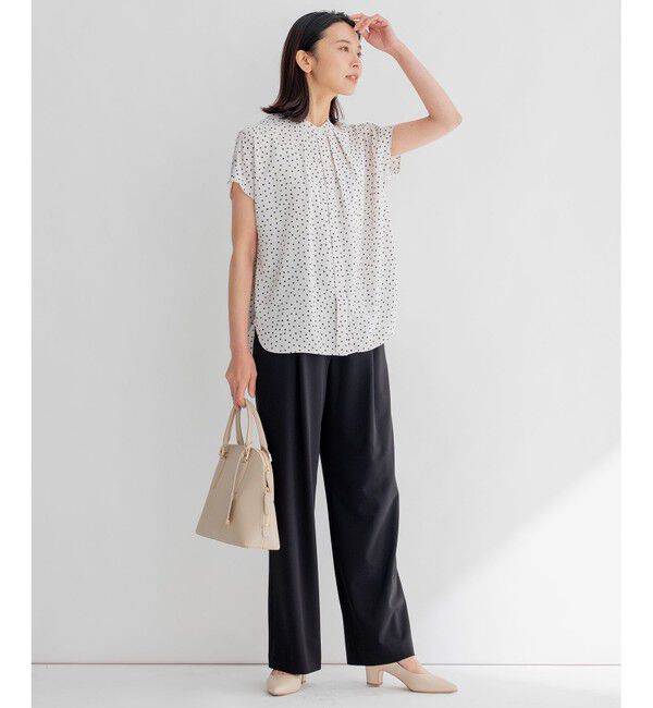 23区「【WEB限定/洗える】2WAYストレッチツイル ワイドパンツ」|その他|