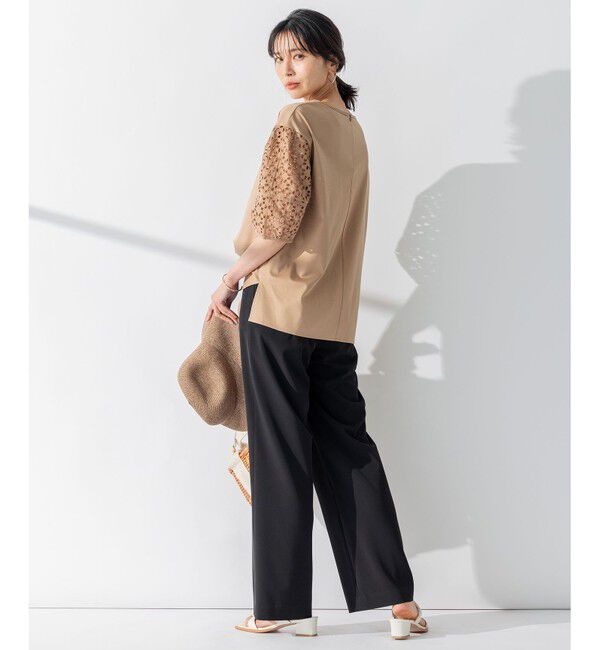 23区「【WEB限定/洗える】2WAYストレッチツイル ワイドパンツ」|その他|