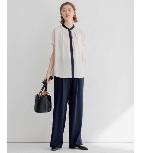 23区「【WEB限定/洗える】2WAYストレッチツイル ワイドパンツ」|その他|