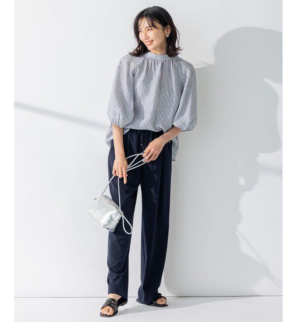 23区「【WEB限定/洗える】2WAYストレッチツイル ワイドパンツ」|その他|