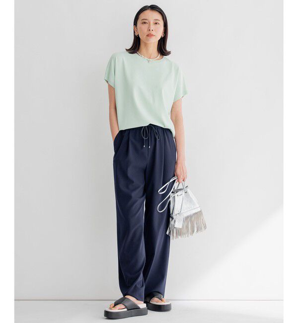 23区「【WEB限定/洗える】2WAYストレッチツイル ワイドパンツ」|その他|