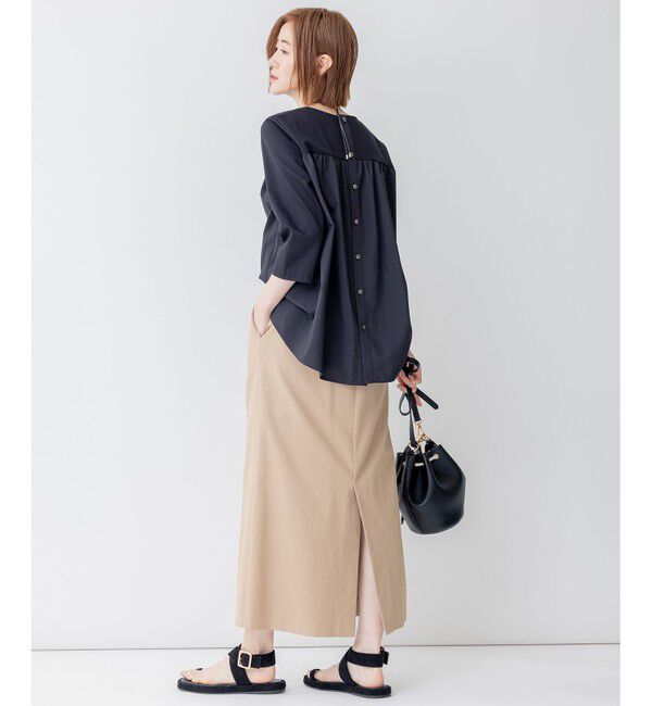 23区「【セットアップ対応】オックスストレッチ スカート」|スカート|