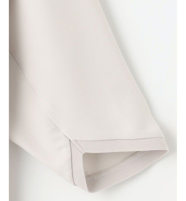 23区「【洗える】ストレッチジョーゼット フォルム カットソー」|Tシャツ・カットソー|