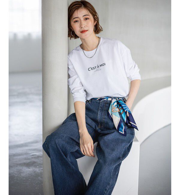 23区「スクエア シルク スカーフ」|バンダナ・スカーフ|