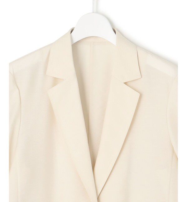 23区「【Oggi6月号掲載/速乾性/接触冷感】シアータンブラー ハーフスリーブ ジャケット」|テーラードジャケット|