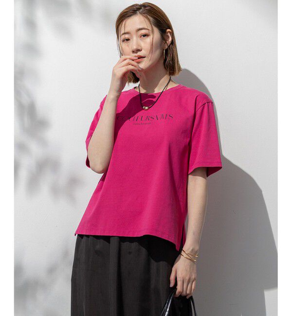 23区「【洗える】ボタニカル カラー Tシャツ」|Tシャツ・カットソー|ﾌｭｰｼｬﾋ