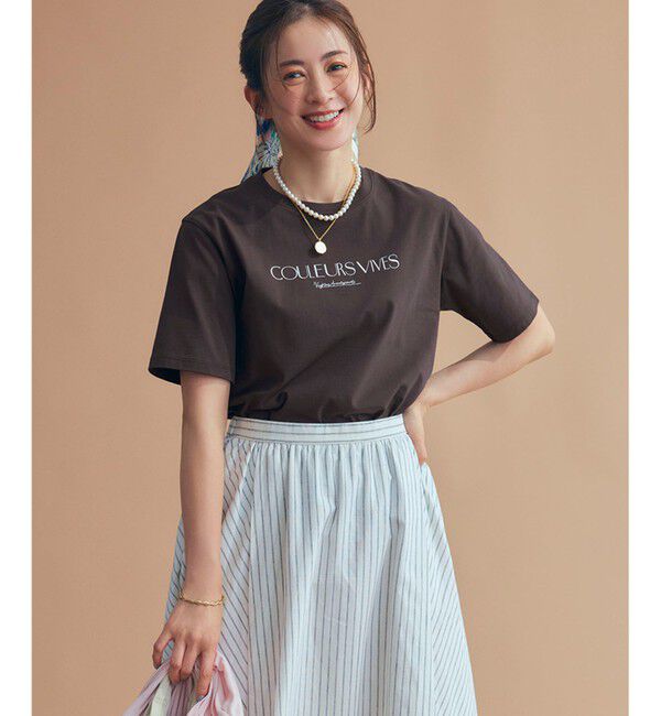 23区「【洗える】ボタニカル カラー Tシャツ」|Tシャツ・カットソー|ﾀﾞｰｸﾌﾞ