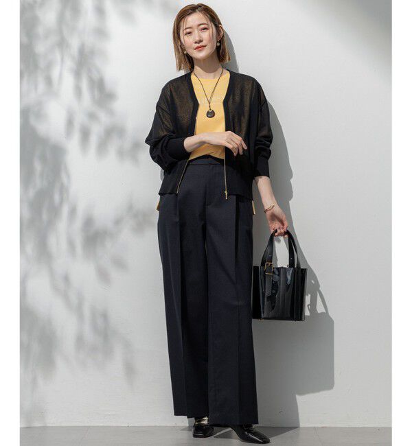 23区「【洗える】ボタニカル カラー Tシャツ」|Tシャツ・カットソー|