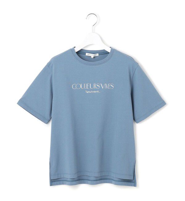 23区「【洗える】ボタニカル カラー Tシャツ」|Tシャツ・カットソー|