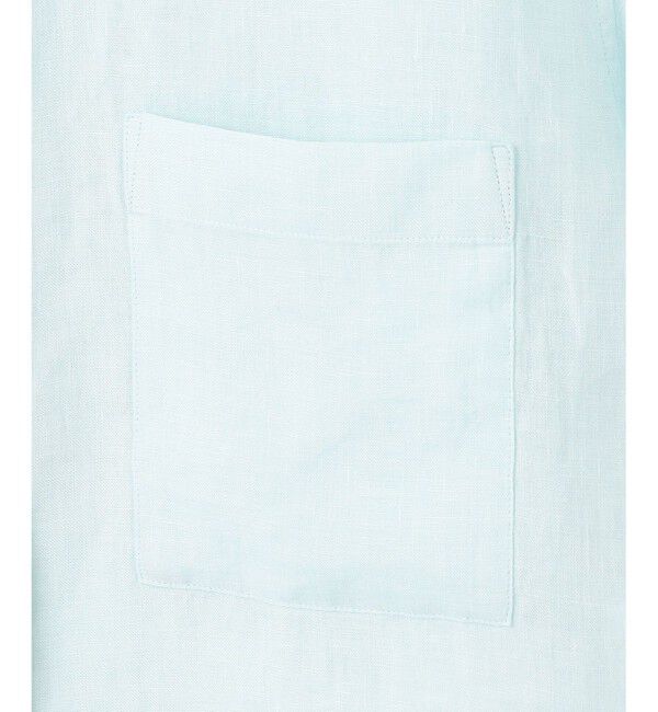 23区「【Oggi7月号掲載/洗える】LIBECOリネン クロップド デザイン シャツ」|シャツ・ブラウス|