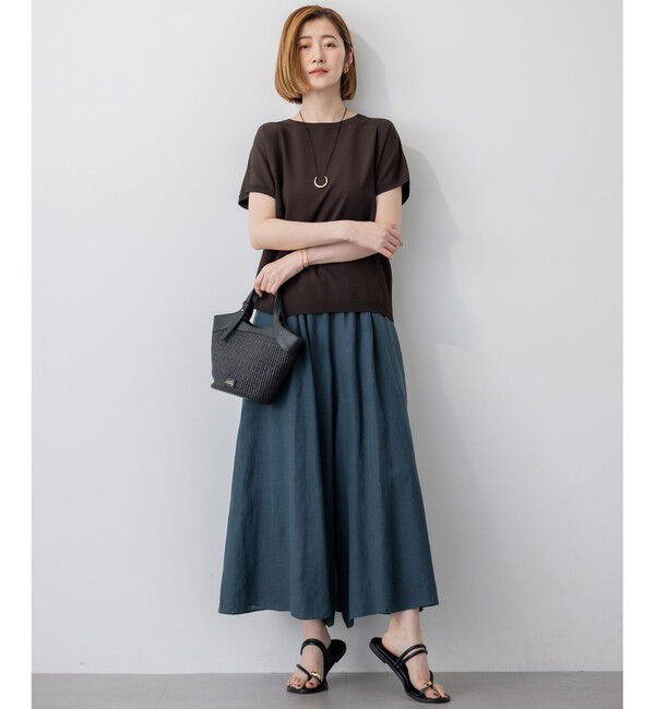 23区「【洗える】LIBECOリネン ガウチョ パンツ」|その他|