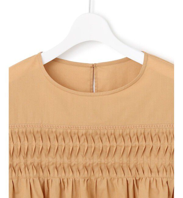 23区「【WEB&一部店舗限定】コットンローン ピンタック フレア ブラウス」|シャツ・ブラウス|