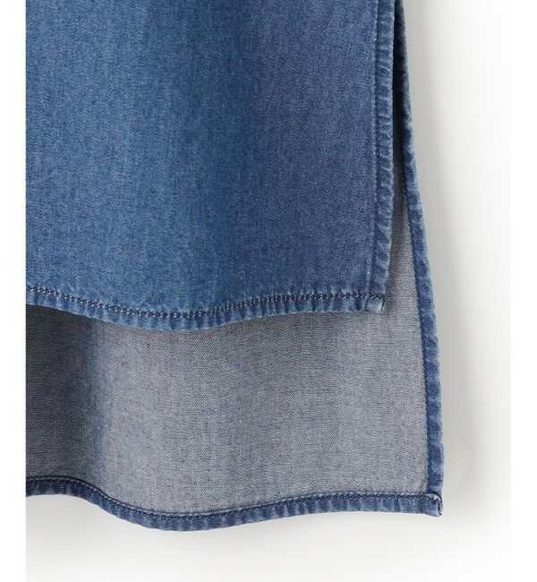 23区「【SLOW/一部店舗限定】ライトオンス デニム バックリボン ブラウス」|シャツ・ブラウス|