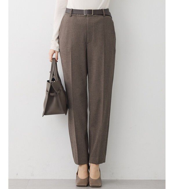 23区「【洗える】フランネル2WAY テーパード パンツ」|その他|ﾀﾞｰｸﾌﾞ