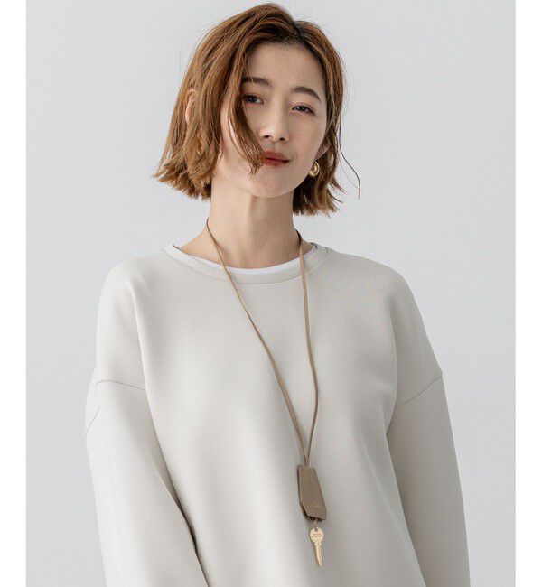 23区「【WEB&一部店舗限定】レザーキー クロシェット」|その他|ベージュ系