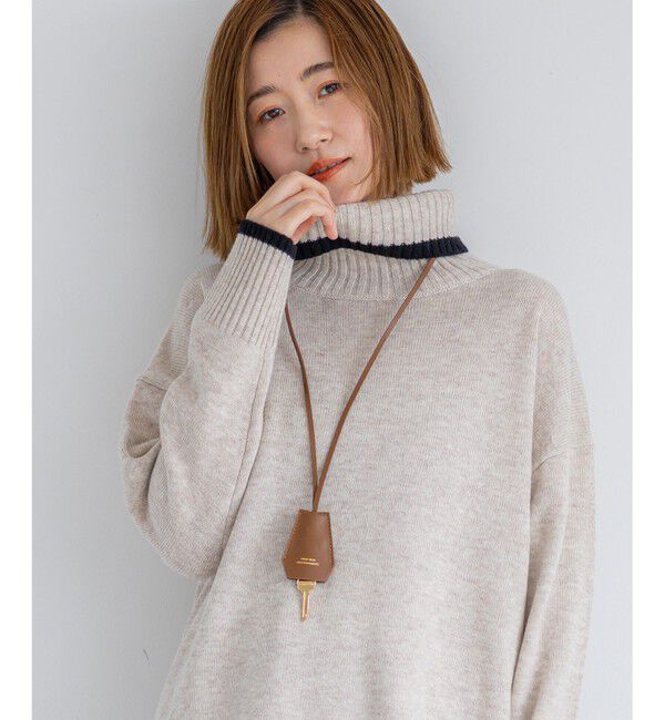 23区「【WEB&一部店舗限定】レザーキー クロシェット」|その他|キャメル系