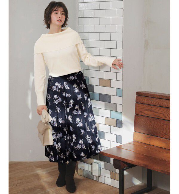 ANY SIS「【WEB・一部店舗限定】オフショルダー ニット」|ニット・セーター|