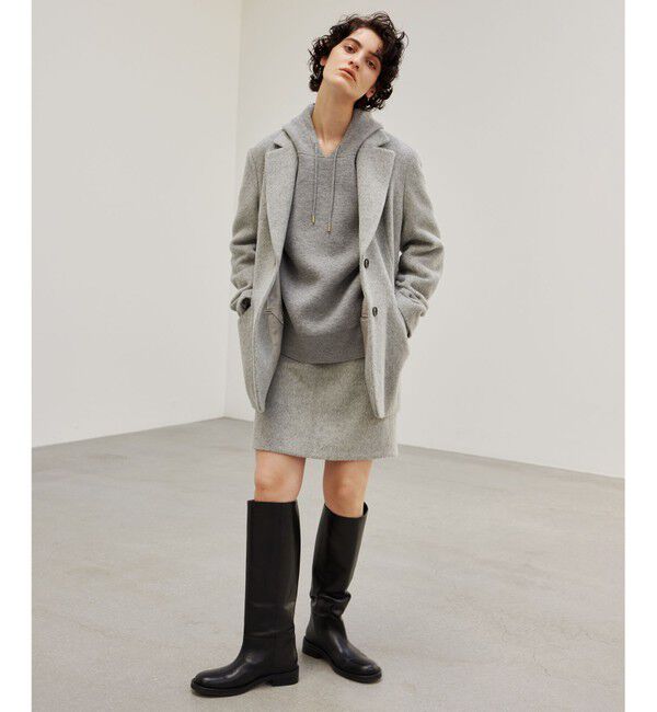 BEIGE,「COURCETTE / ウールニットパーカー」|ニット・セーター|