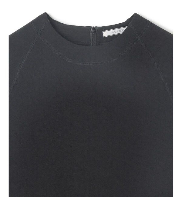 BEIGE,「BROOM / スウェット風プルオーバードロストトップス」|Tシャツ・カットソー|