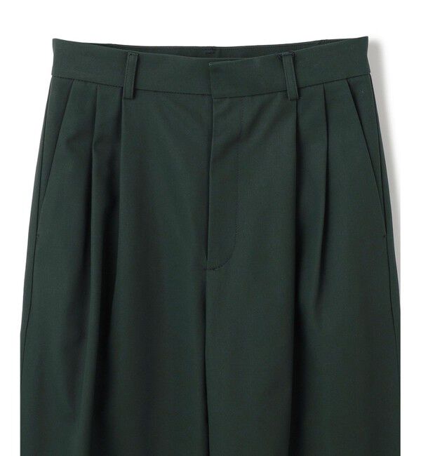 BEIGE,「【洗える】GAZANIA / コットンチノ2タックワイドパンツ」|チノ|