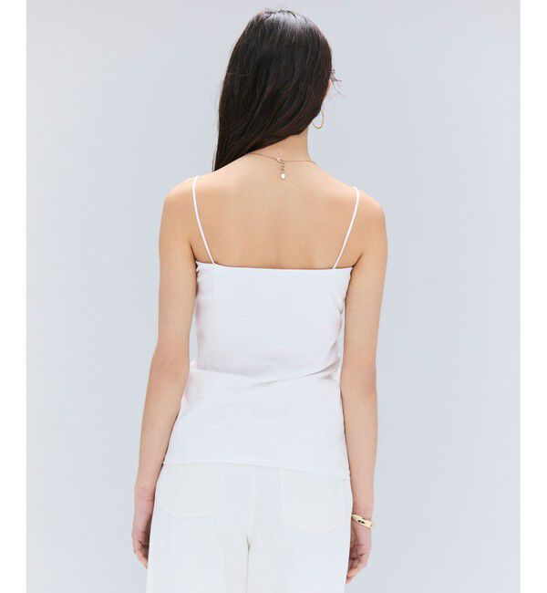 BEIGE,「【洗える】MERCANTI / インナーカップ付きベアトップ」|Tシャツ・カットソー|