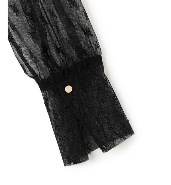 BEIGE,「【洗える・Oggi 11月号掲載】CLOVIS / ケープデザイン総レースブラウス」|シャツ・ブラウス|