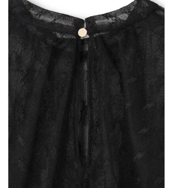 BEIGE,「【洗える・Oggi 11月号掲載】CLOVIS / ケープデザイン総レースブラウス」|シャツ・ブラウス|