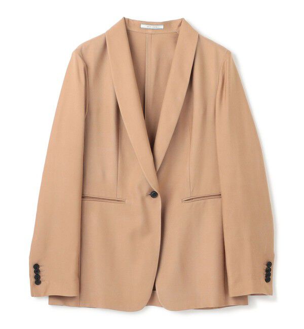 BEIGE,「【Oggi 11月号掲載】COBURN / シルク混ショールカラージャケット」|テーラードジャケット|