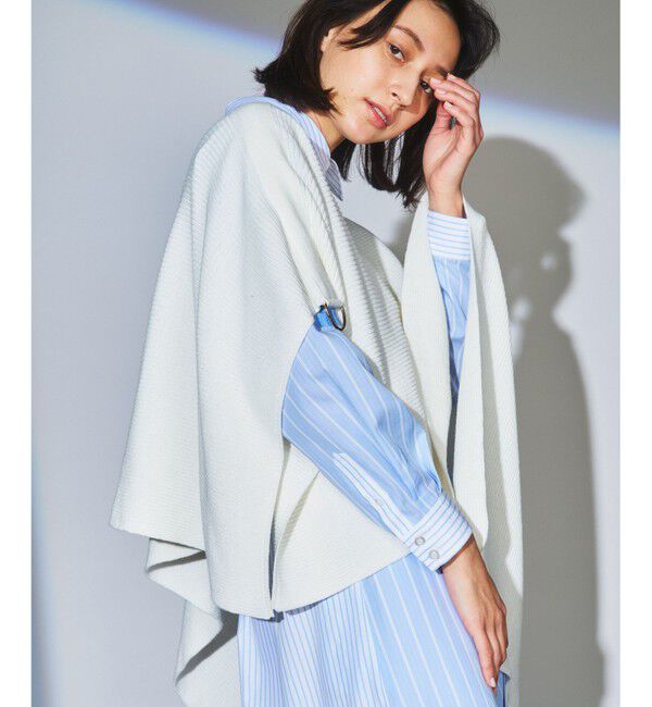  「リブポンチョストール」|ストール|