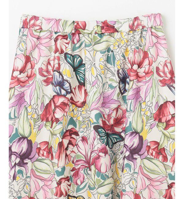 GRACE CONTINENTAL「フラワーガーデンプリントスカート」|スカート|