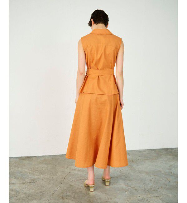 Diagram「リネンタッチタックフレアスカート」|スカート|