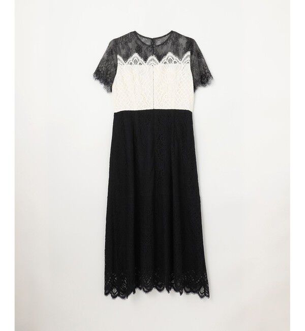 GRACE CONTINENTAL「レース切替フレアドレス」|ドレス|