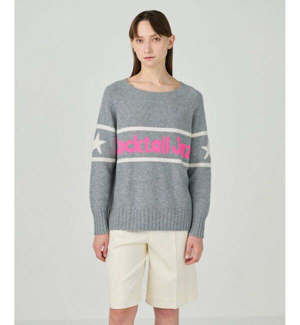 Grace Class「カシミヤレタードトップ」|ニット・セーター|グレー