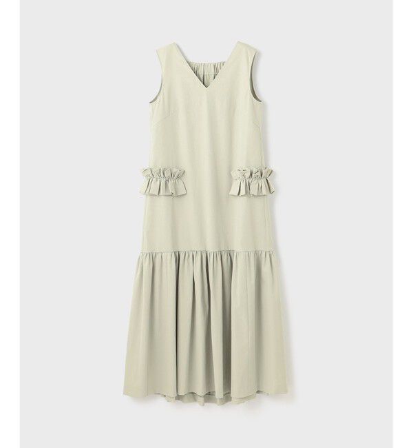 Diagram「サイドフリルタフタワンピース」|ワンピース|