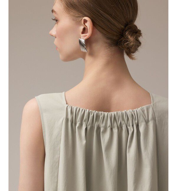 Diagram「サイドフリルタフタワンピース」|ワンピース|