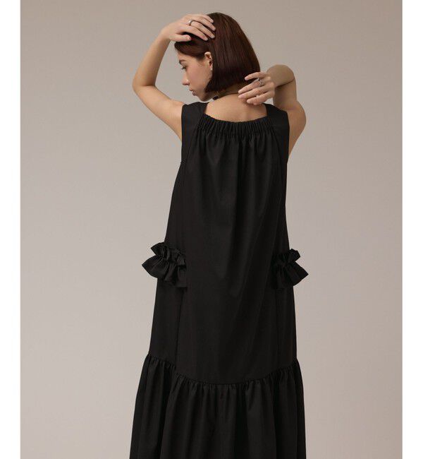 Diagram「サイドフリルタフタワンピース」|ワンピース|