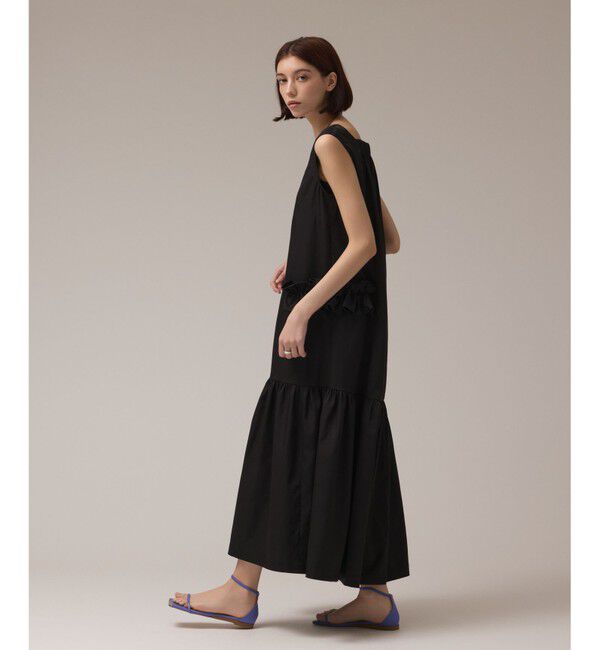 Diagram「サイドフリルタフタワンピース」|ワンピース|