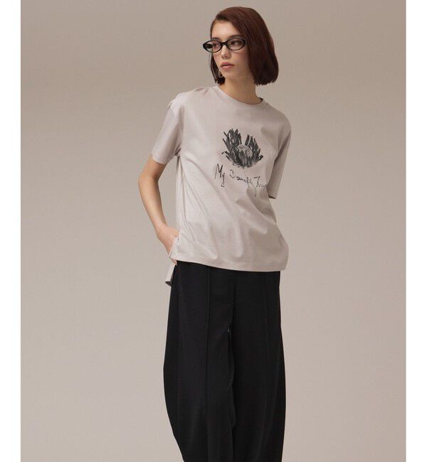 Diagram「カットフォトTシャツ」|Tシャツ・カットソー|グレー