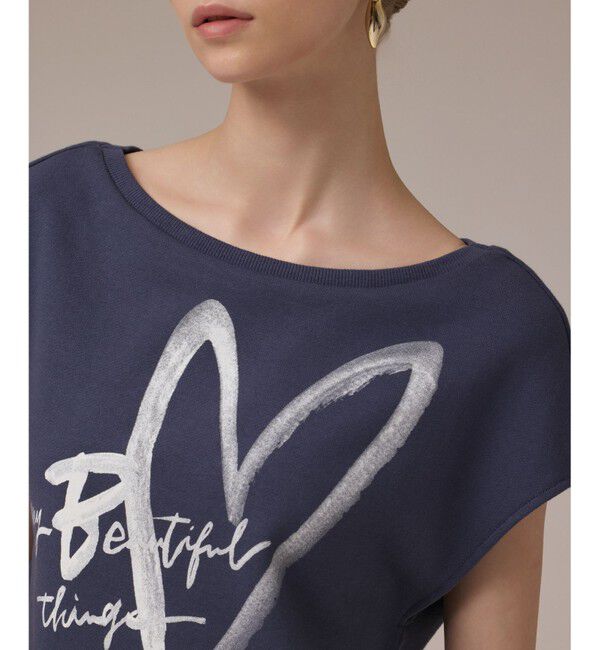 Diagram「ハートプリント裏毛トップ」|Tシャツ・カットソー|